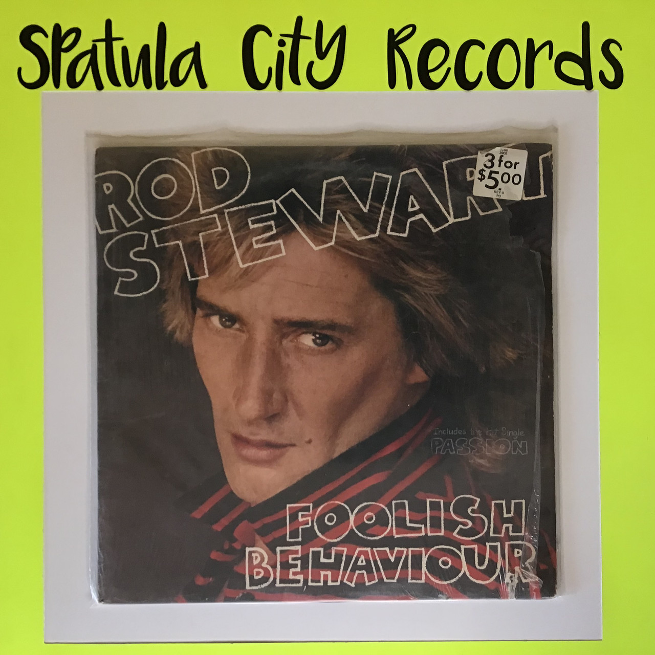 Rod Stewart - Foolish Behavior - vinyl record album LP