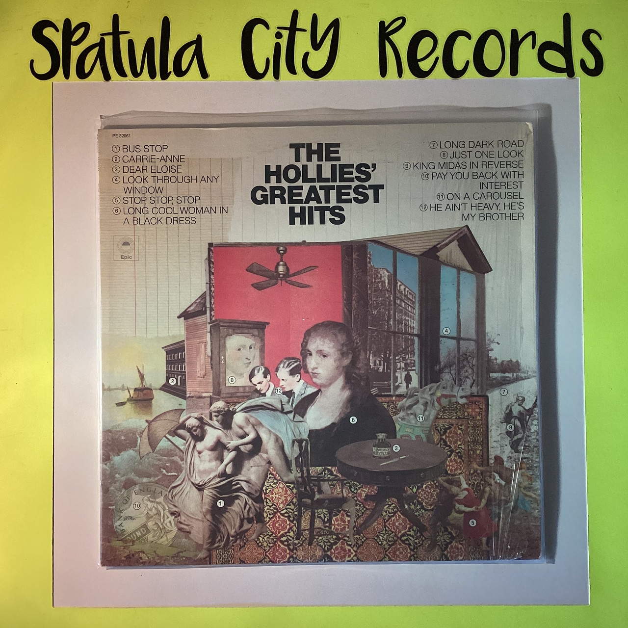 The Hollies - The Hollies Greatest Hits -  vinyl record album LP