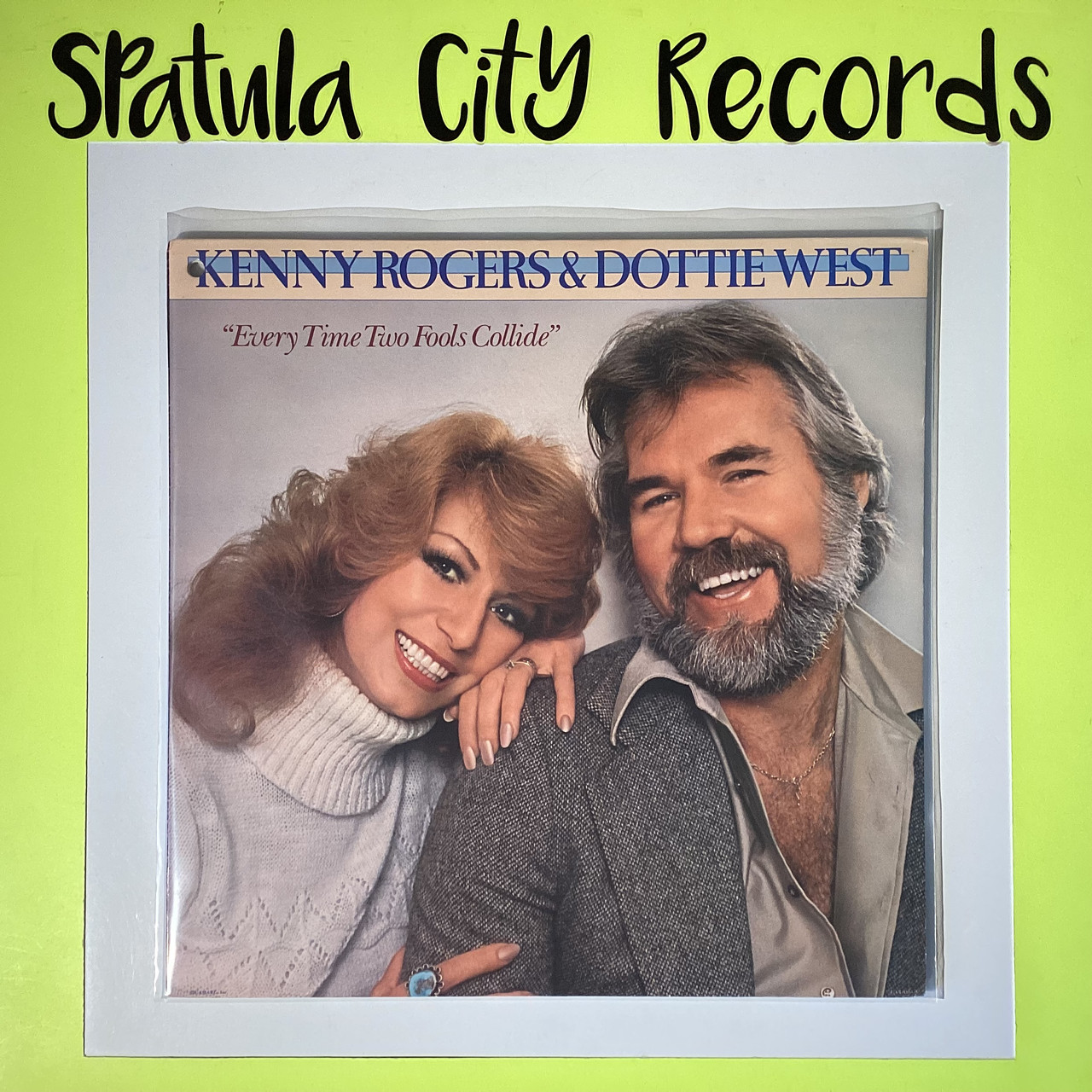 Kenny Rogers and Dottie West - Every Time Two Fools Collide - vinyl record LP