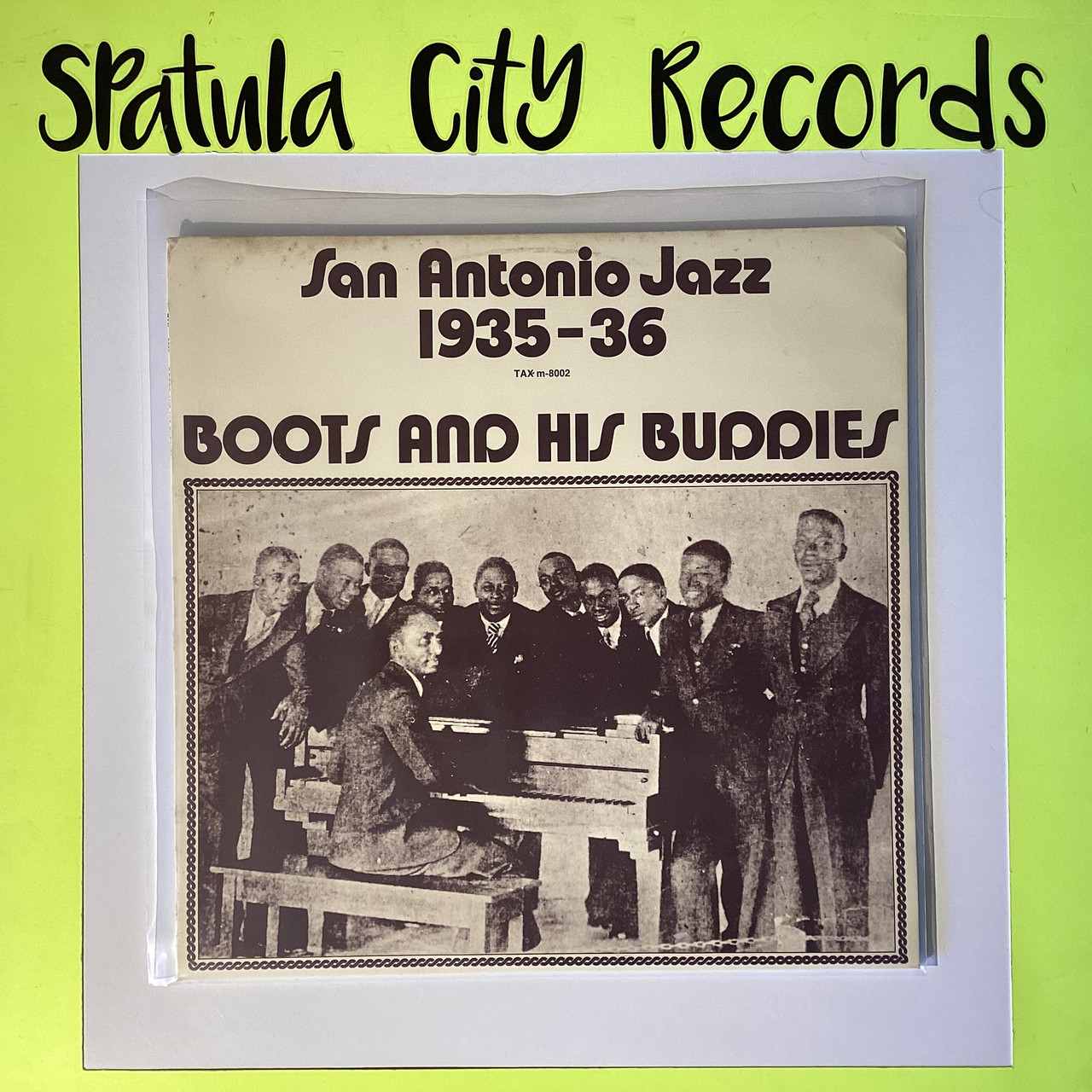 Boots and his buddies - San Antonio Jazz - 1935-36  - SWEDEN IMPORT  vinyl record album LP