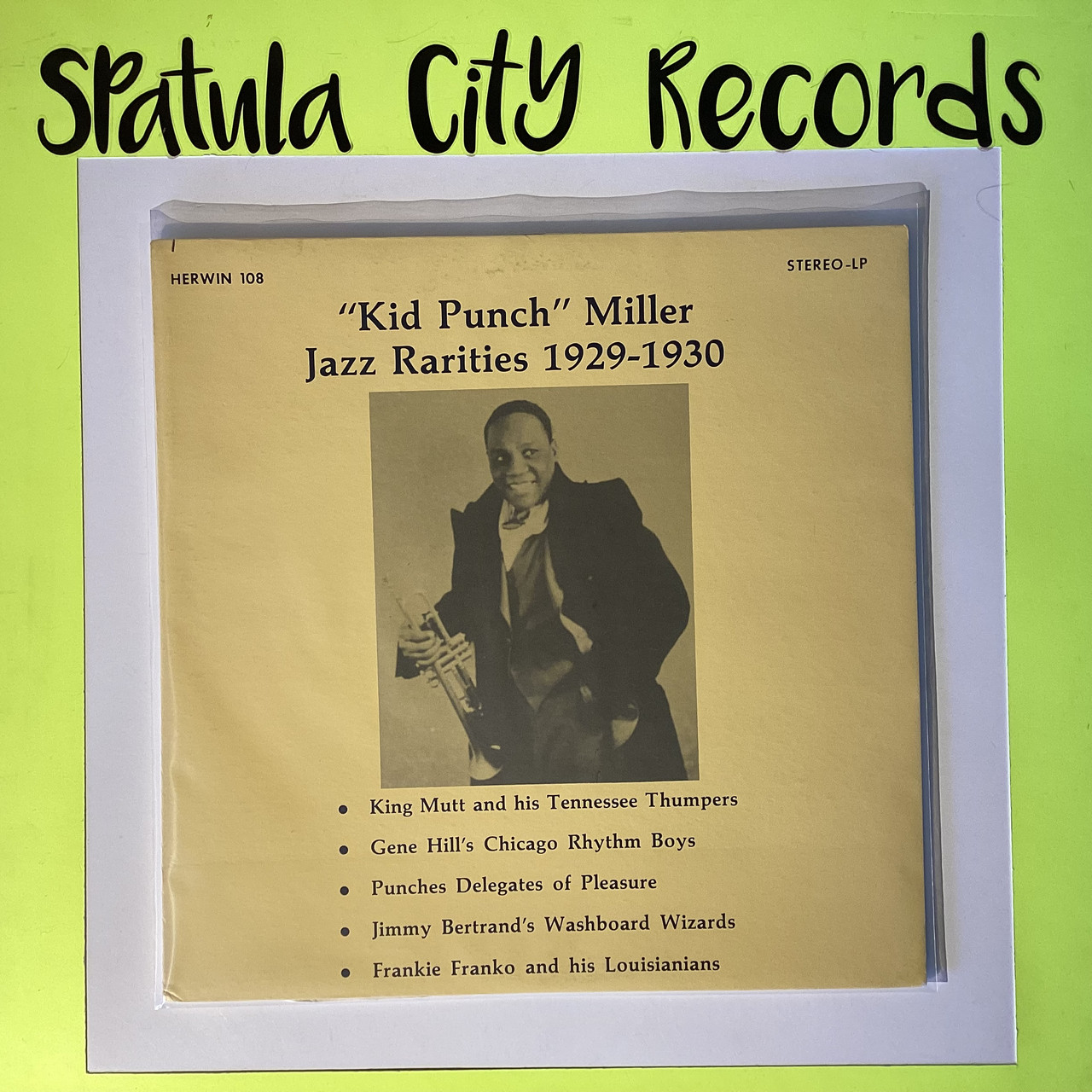 Kid Punch Miller - Jazz Rarities 1929-1930  - vinyl record album LP Kid Punch Miller - Jazz Rarities 1929-1930  - vinyl record album LP