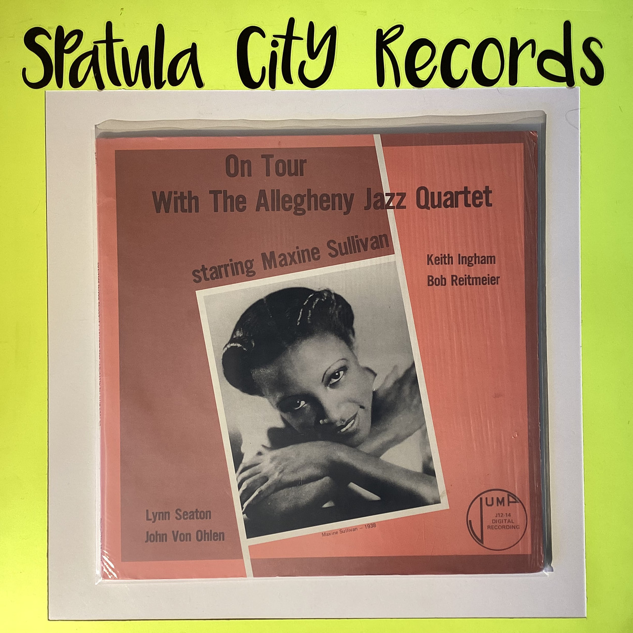 The Allegheny Jazz Quartet, Maxine Sullivan – On Tour With The Allegheny Jazz Quartet Starring Maxine Sullivan  - vinyl record album LP