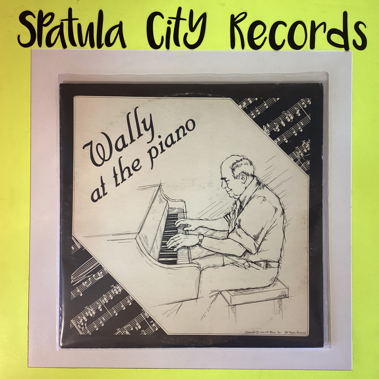 Wally Hildebrandt - Wally At The Piano - vinyl record LP