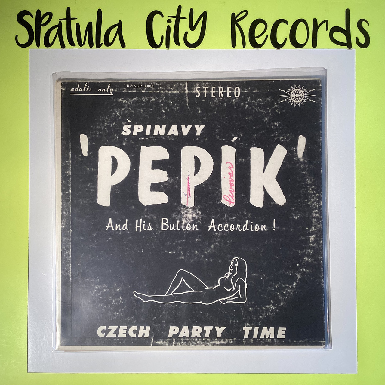 Spinavy Pepik - Czech Party Time - vinyl record LP