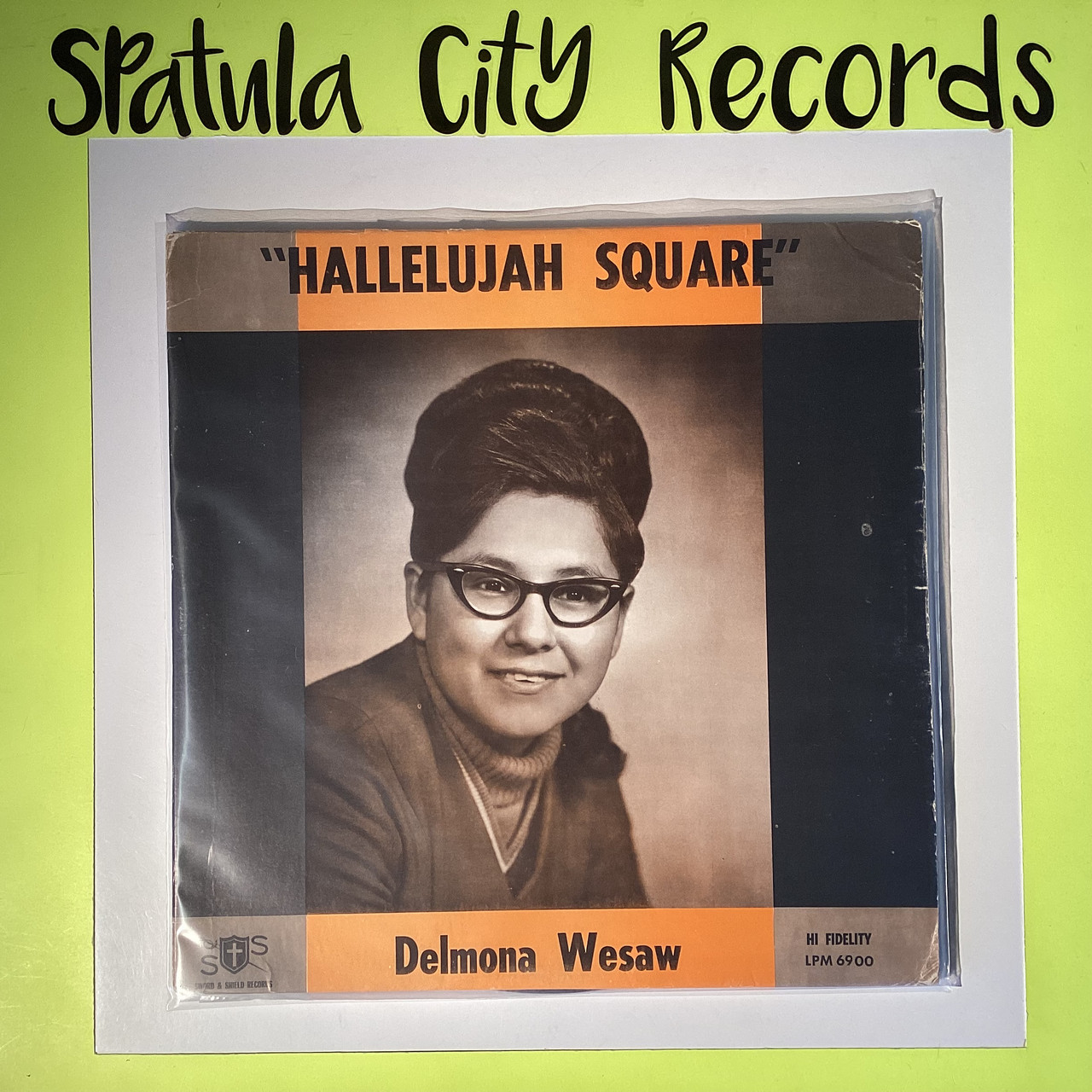 Delmona Wesaw - Hallelujah Square - MONO - vinyl record album LP