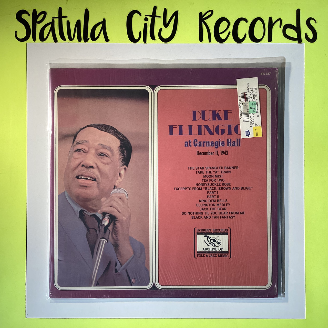 Duke Ellington - Duke Ellington At Carnegie Hall December 11, 1943 - vinyl record LP