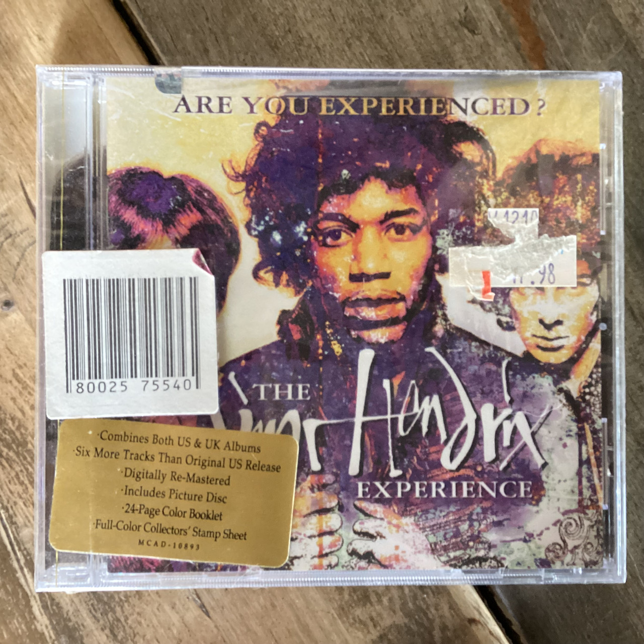 CD COMPACT DISC -Jimi Hendrix - - Are you experienced - SEALED  - COMPACT DISC