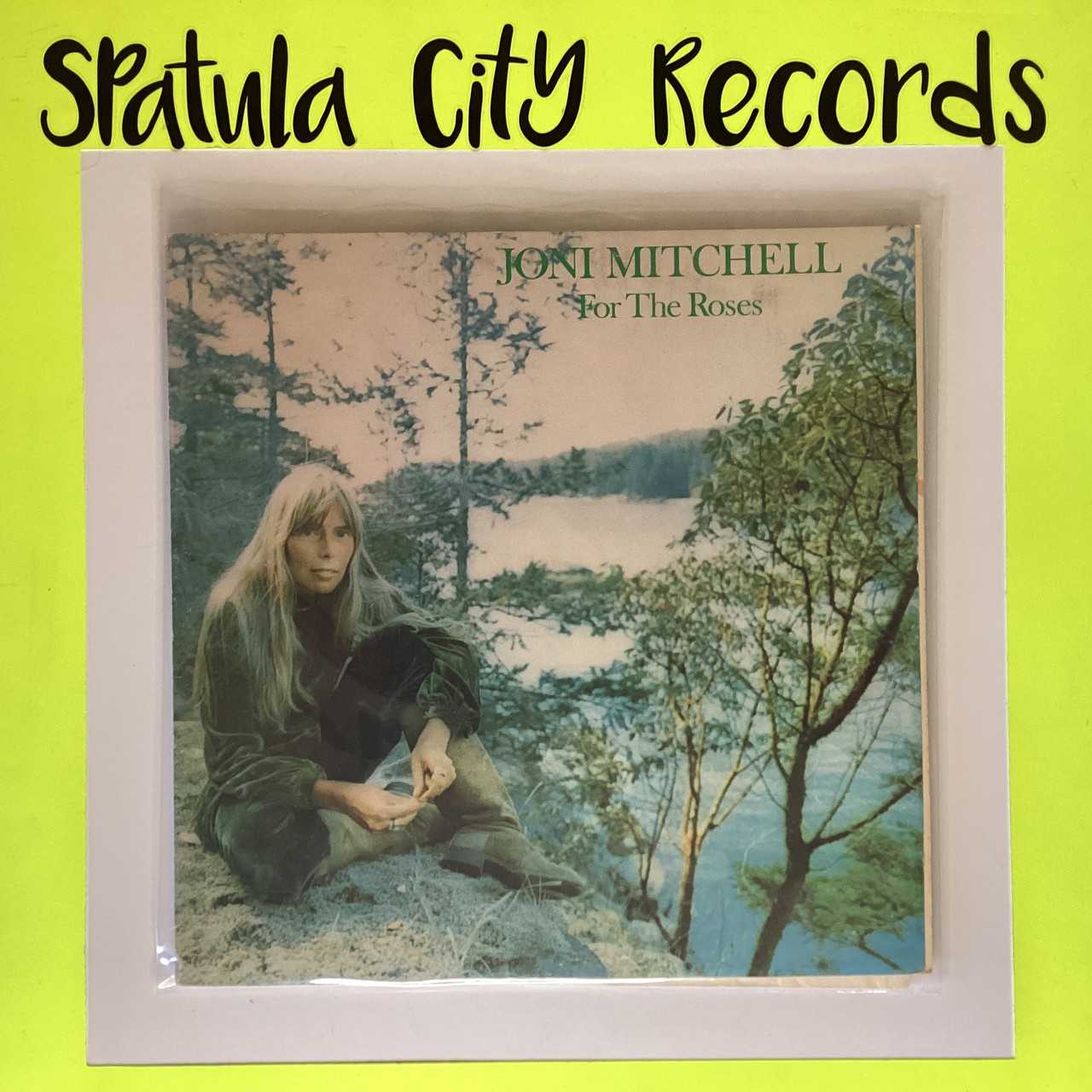 Joni Mitchell - for the roses - vinyl record album LP