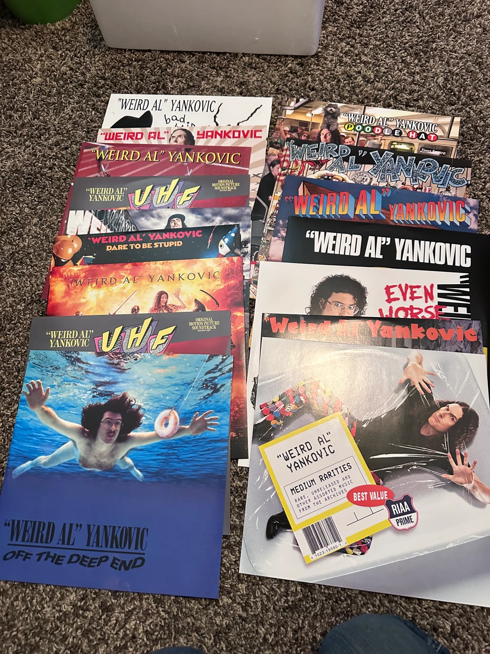 Weird Al Yankovic - Squeeze Box - the complete works - 14 vinyl record album LP
