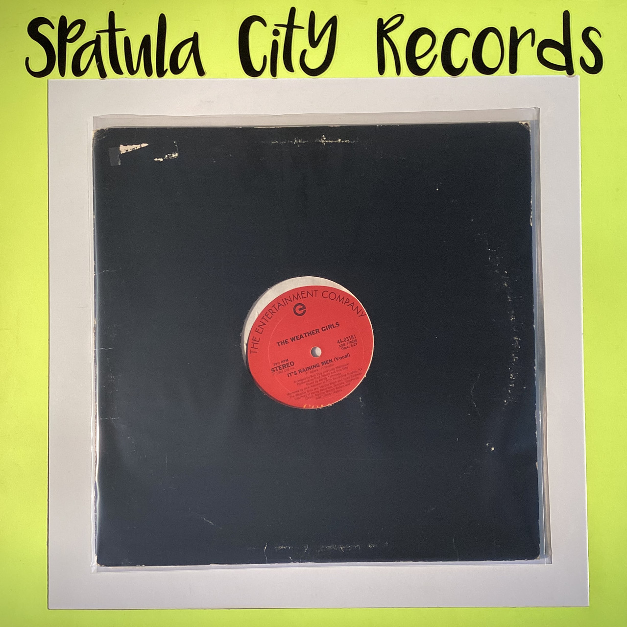 The Weather Girls - It's Raining Men - 12" single - vinyl record LP