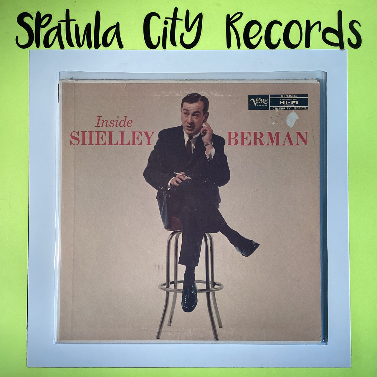 Shelley Berman - Inside Shelley Berman - MONO - vinyl record LP
