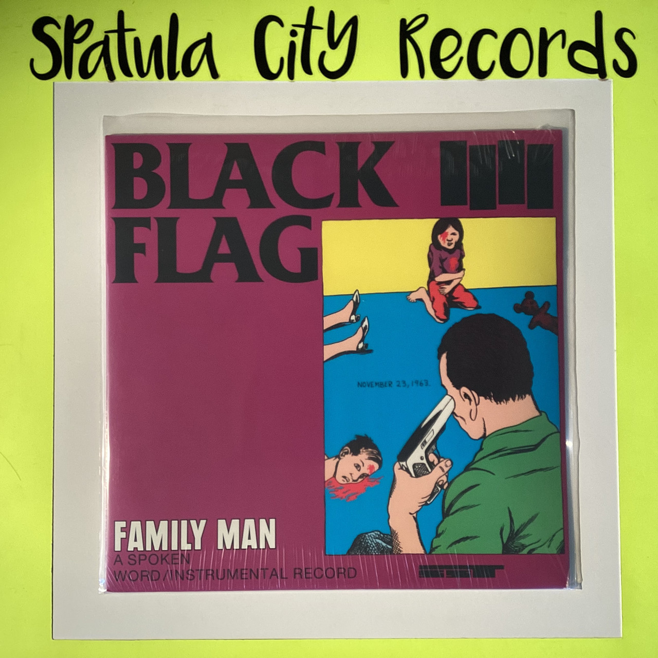 Black Flag - Family Man - SEALED - vinyl record LP