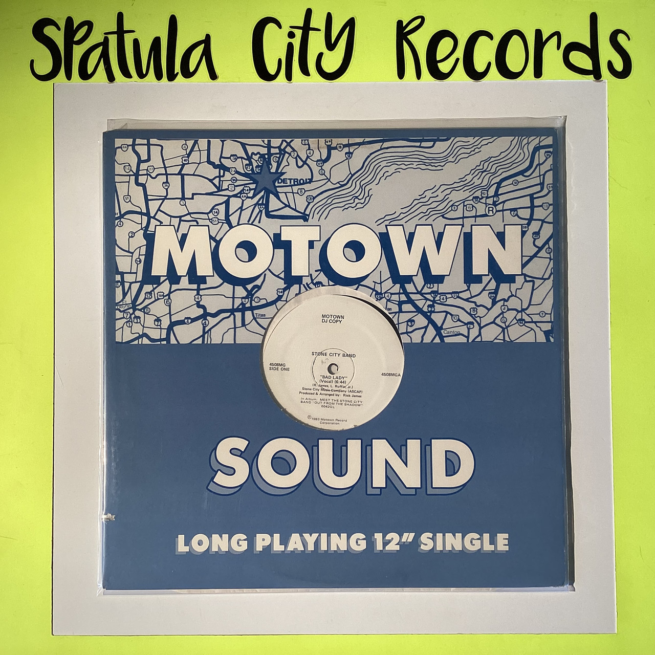 Stone City Band - Bad Lady - WLP PROMO - 12" single - vinyl record LP