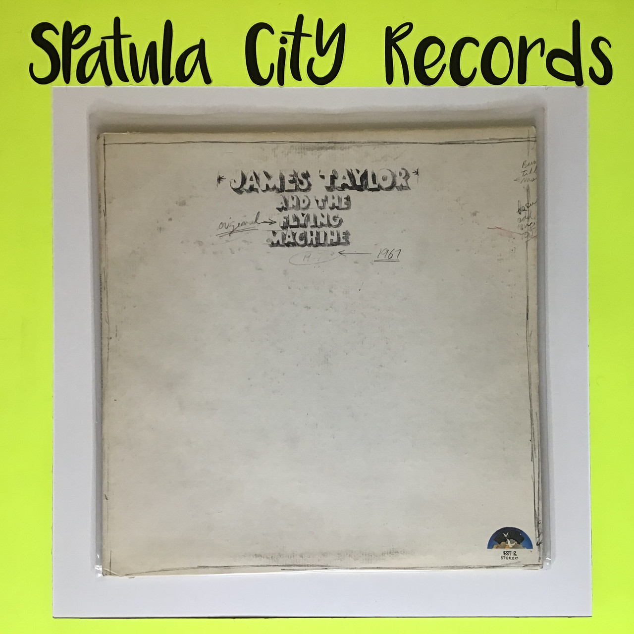James Taylor and the Original Flying Machine - vinyl record album LP