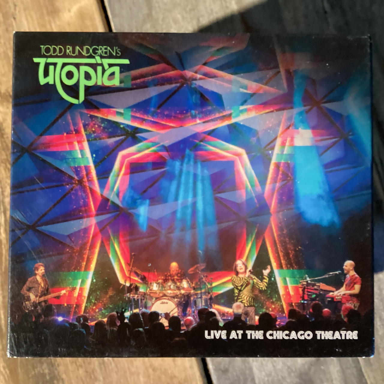 CD COMPACT DISC -Todd Rundren Utopia - Live at the Chicago Theatre -  DOUBLE COMPACT DISC, BLU-RAY and DVD