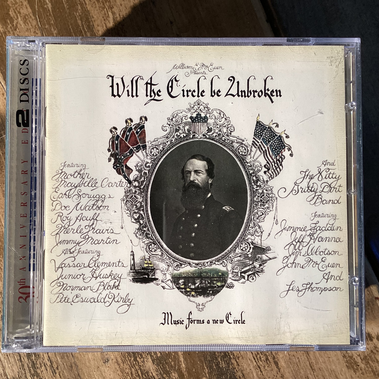 CD COMPACT DISC- Nitty Gritty Dirt Band - Will the Circle be Unbroken - Double Compact Disc