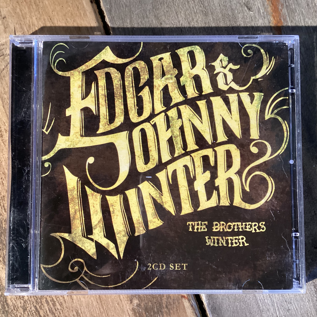 CD COMPACT DISC-  Edgar and Johnny Winter - The Brothers Winter -  Double Compact Disc