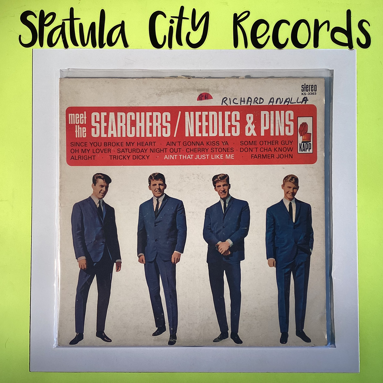 The Searchers - Meet The Searchers - vinyl record LP