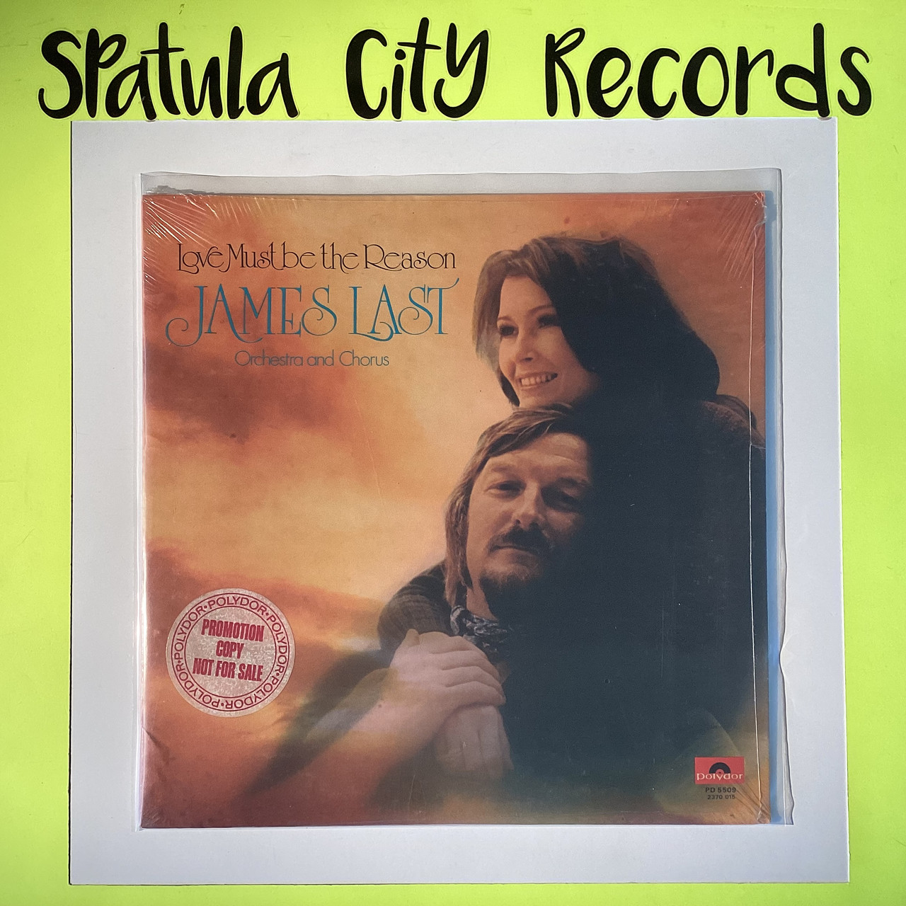 James Last - Love Must Be The Reason - SEALED - vinyl record LP