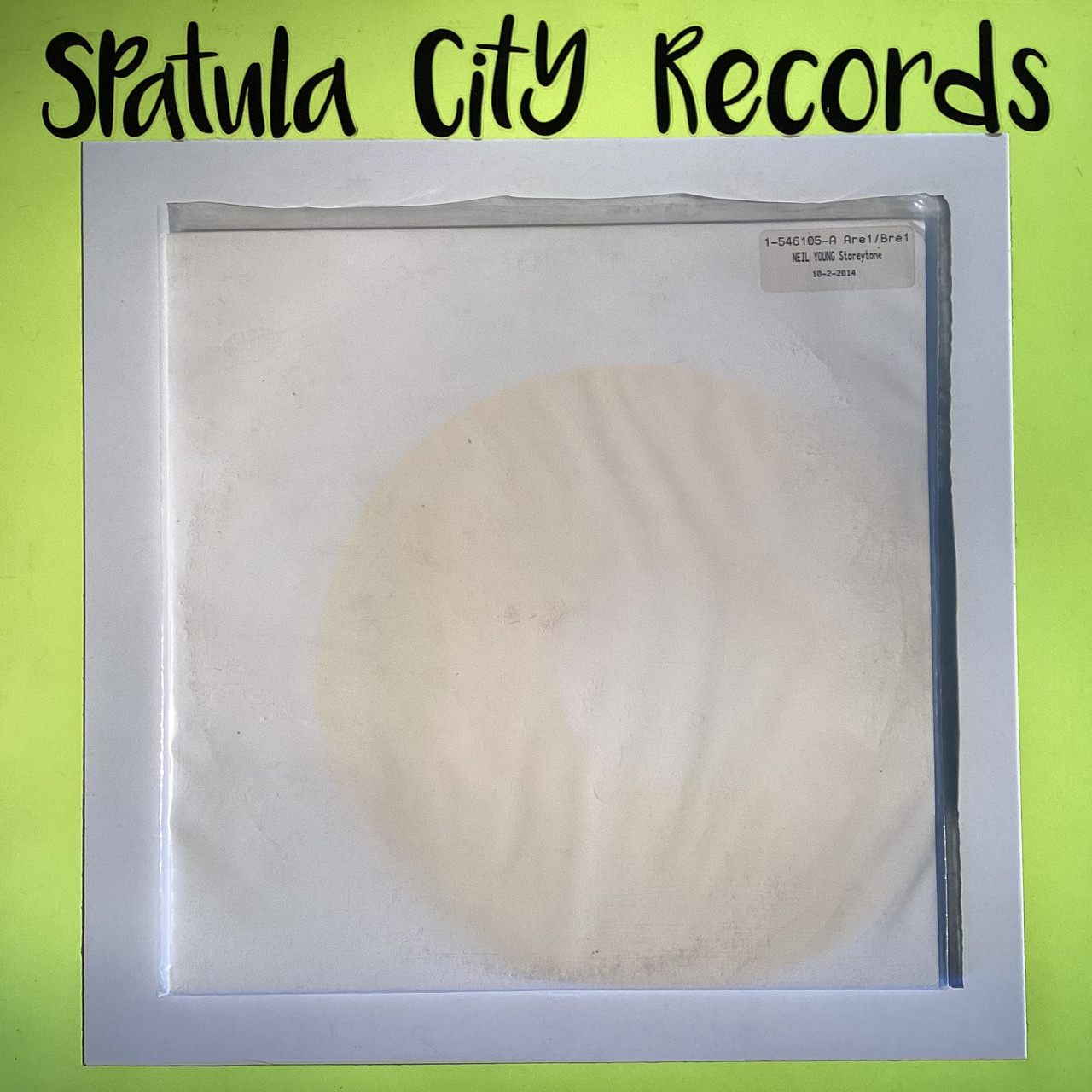 Neil Young - Storytone - TEST PRESS - double vinyl record LP