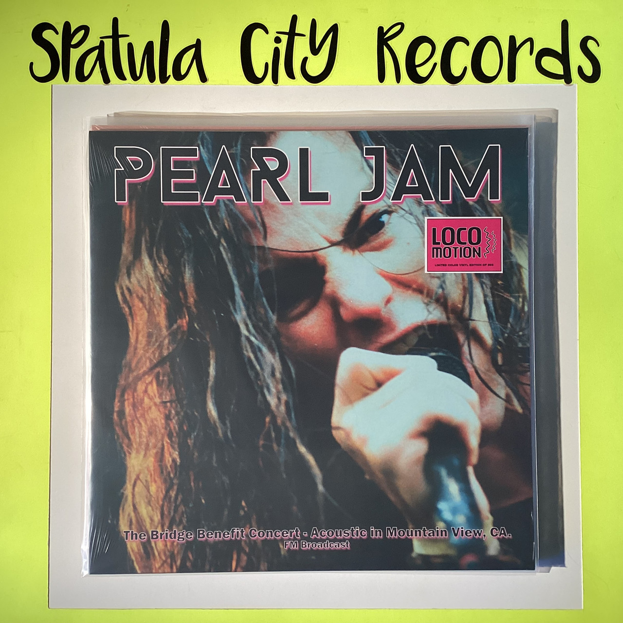 Pearl Jam - The Bridge Benefit Concert - Acoustic in Mountain View CA -  SEALED -  Vinyl Record Album LP