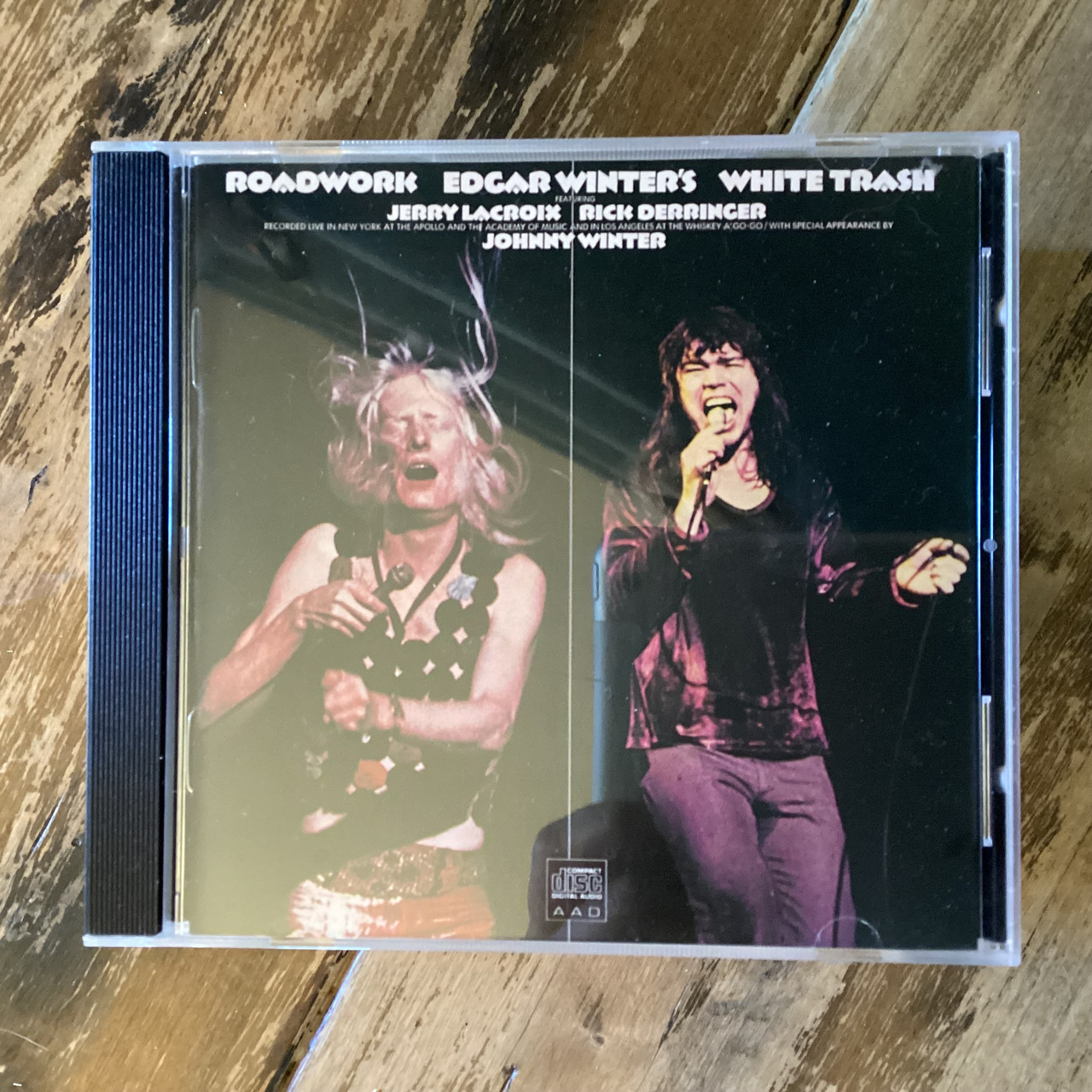 CD COMPACT DISC - Edgar Winter's White Trash ,Featuring Jerry LaCroix, Rick Derringer, Johnny Winter - Roadwork - COMPACT DISC CD COMPACT DISC - Edgar Winter's White Trash ,Featuring Jerry LaCroix, Rick Derringer, Johnny Winter - Roadwork - COMPACT DISC