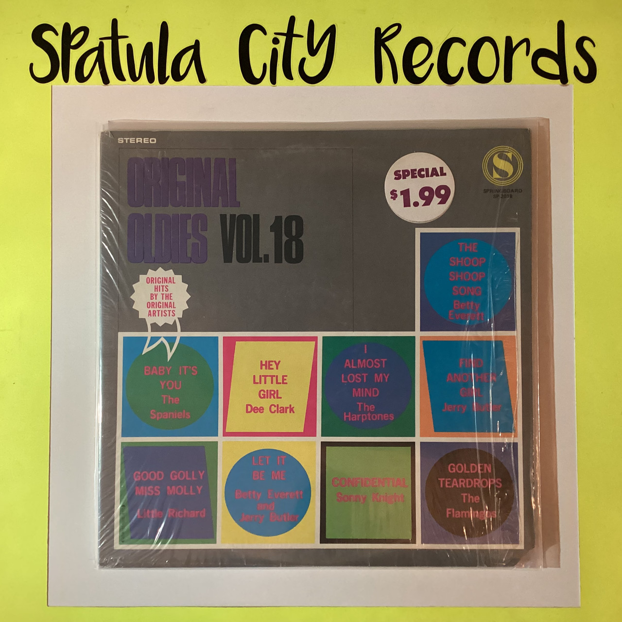 Original Oldies Vol. 18 - compilation - vinyl record album LP Original Oldies Vol. 18 - compilation - vinyl record album LP