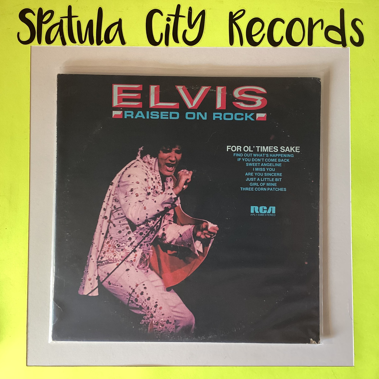 Elvis Presley - Raised on rock - vinyl record album LP