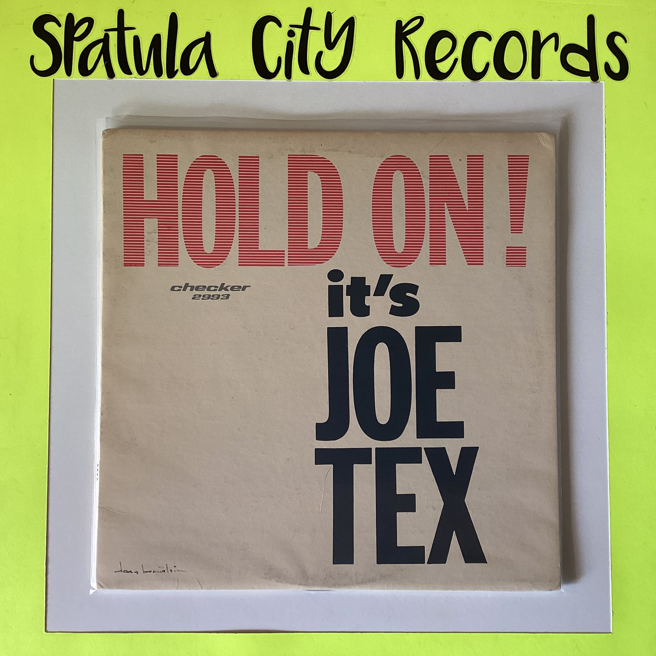 Joe Tex - Hold on! - MONO  - vinyl record album LP