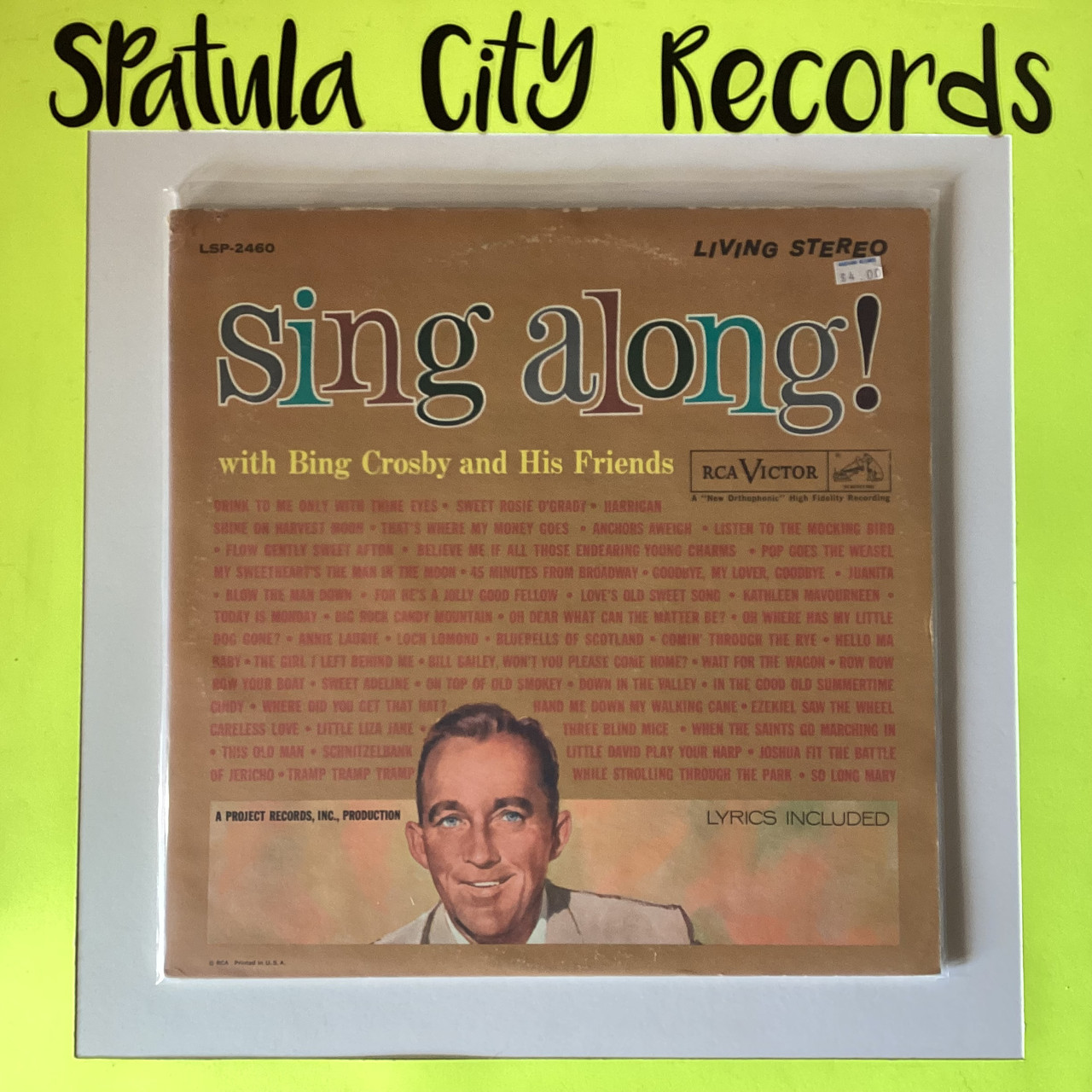 Bing Crosby And His Friends - Sing Along! With Bing Crosby And His Friends - vinyl record album LP