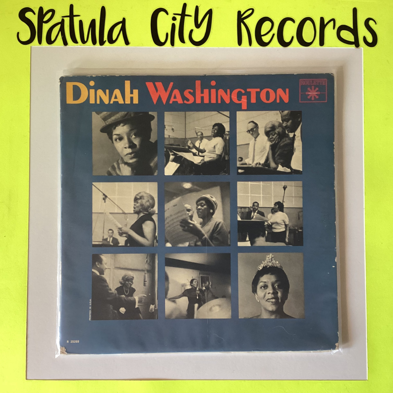 Dinah Washington - Self- titled  - MONO - vinyl record album LP