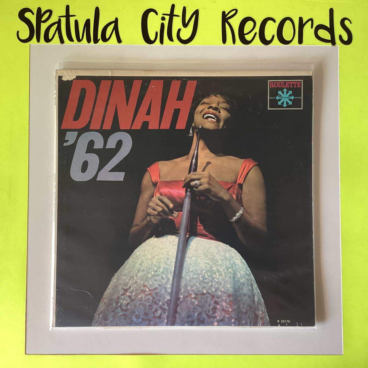 Dinah Washington - Dinah '62  - MONO - vinyl record album LP