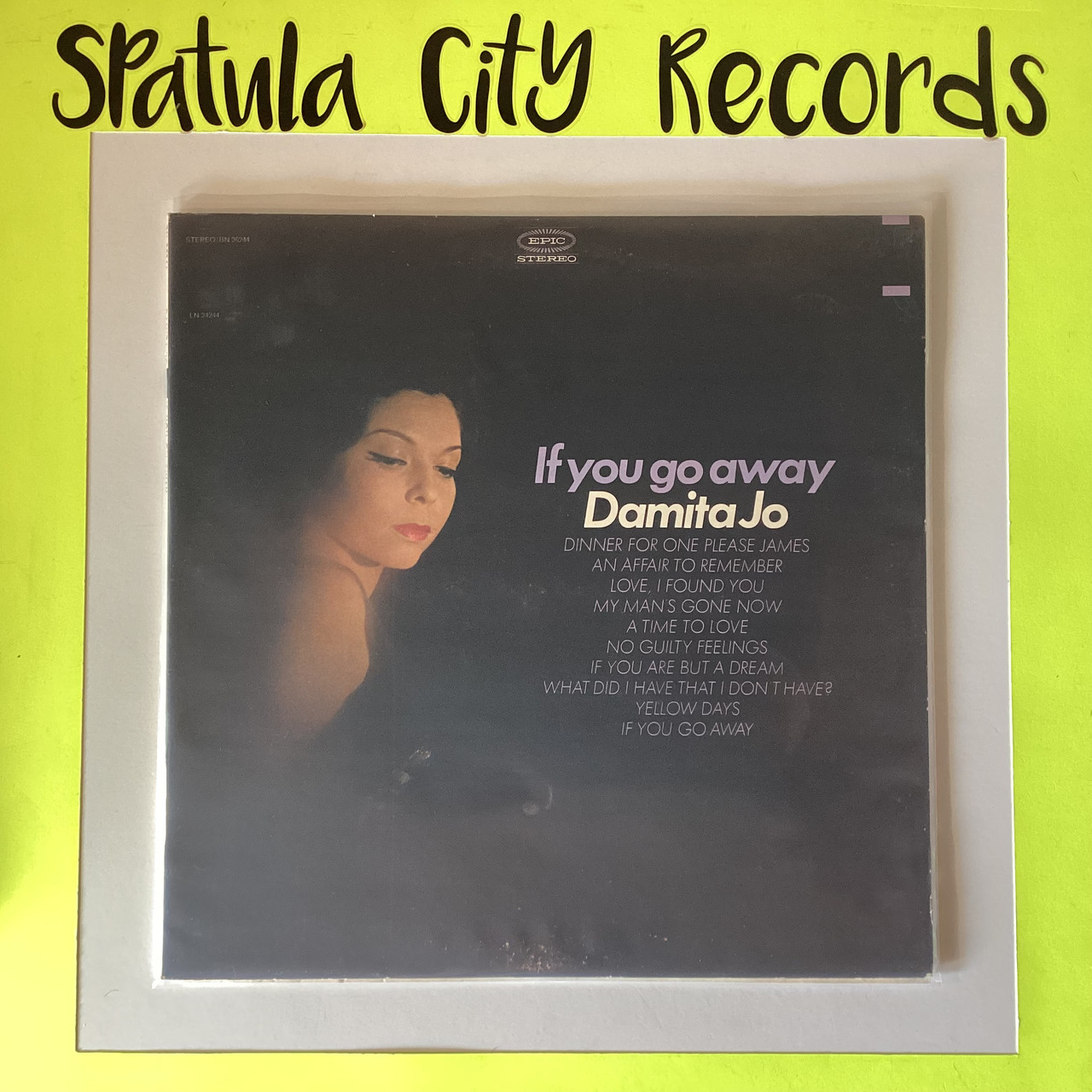 Damita Jo - If you go away  - vinyl record album LP