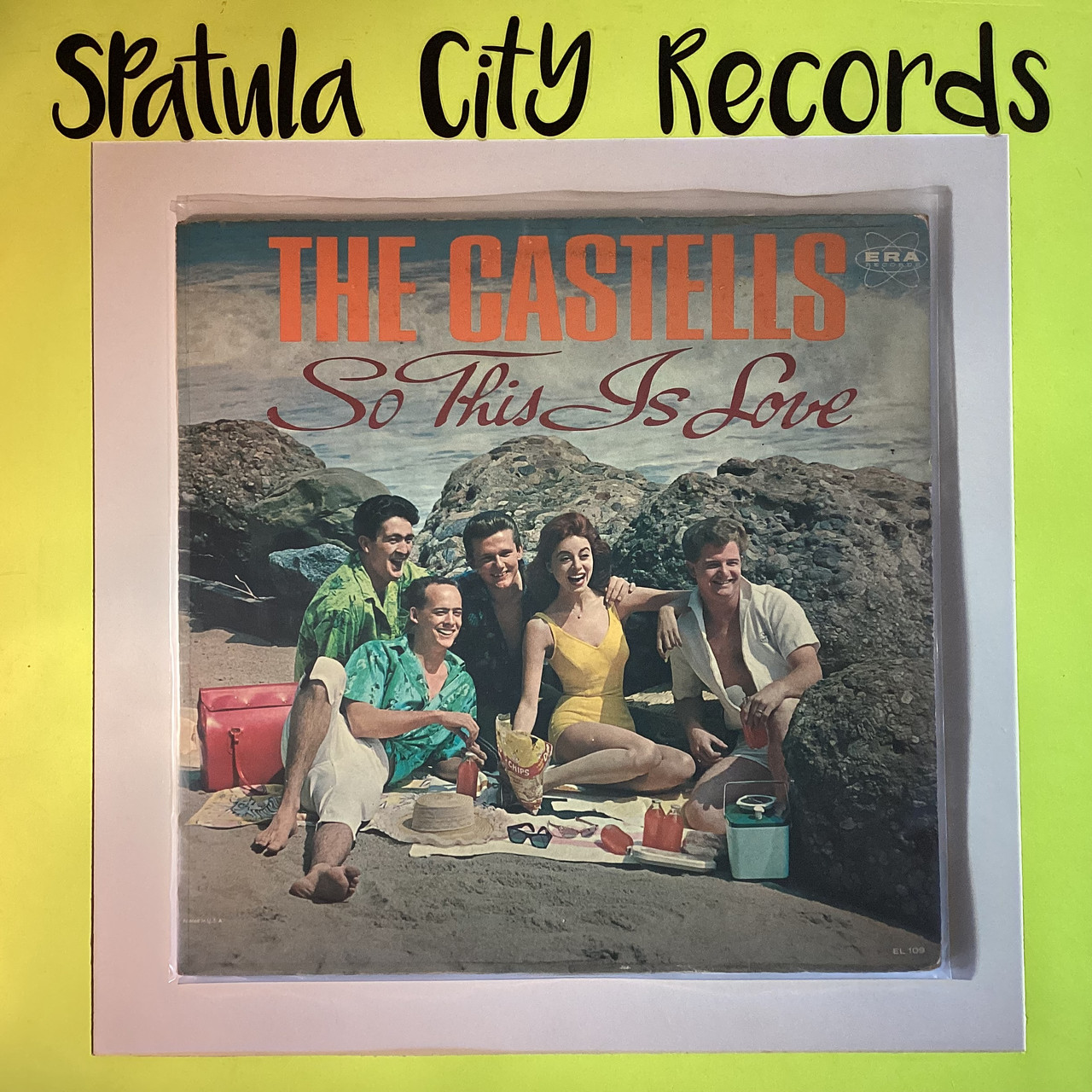 The Castells - So This Is Love - MONO - vinyl record LP