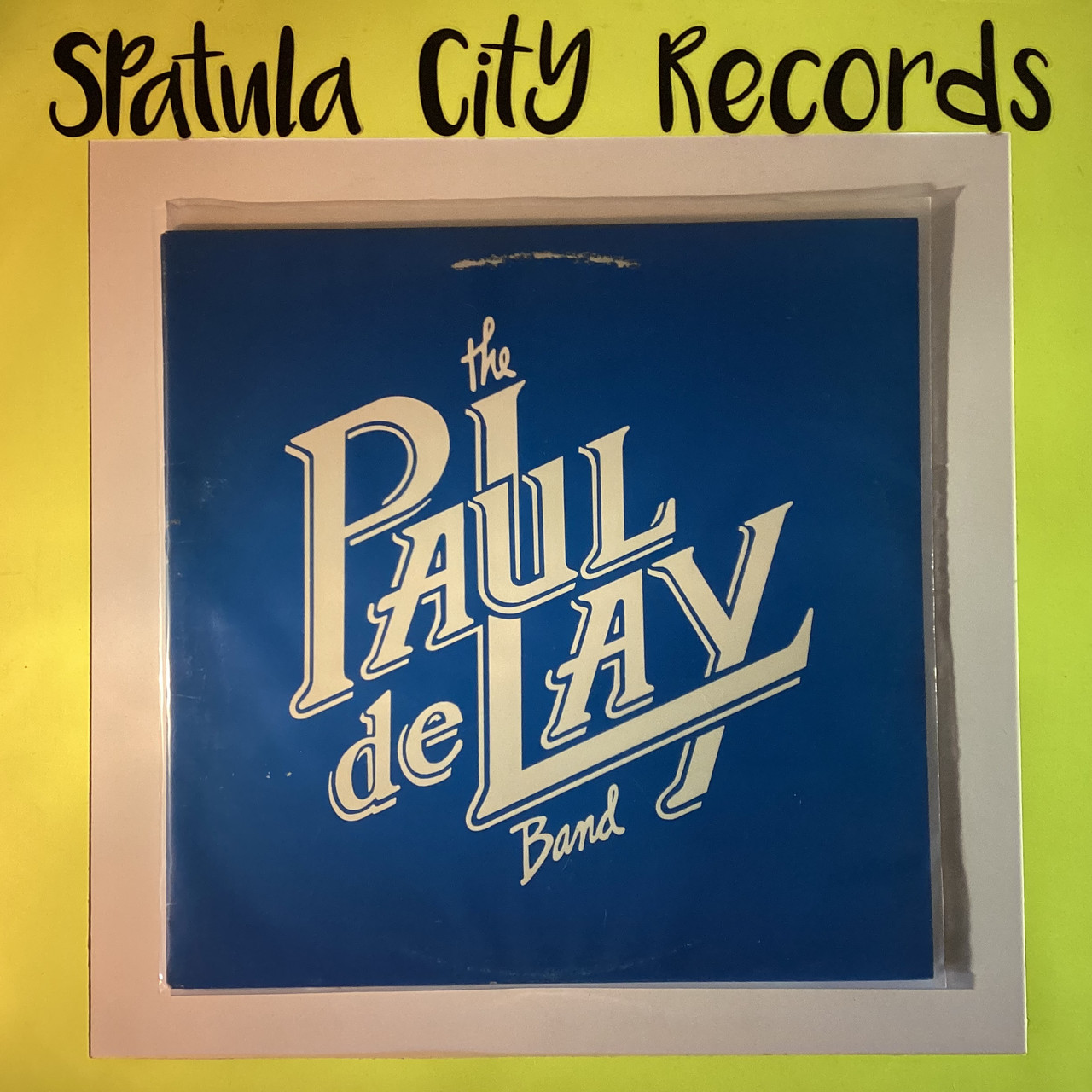 The Paul deLay Band - self-titled - vinyl record LP