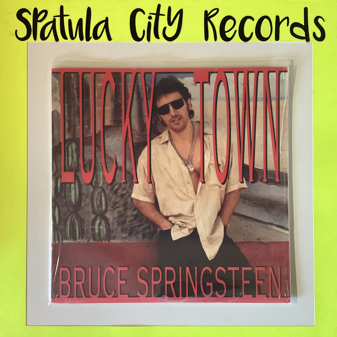 Bruce Springsteen – Lucky Town - vinyl record album LP