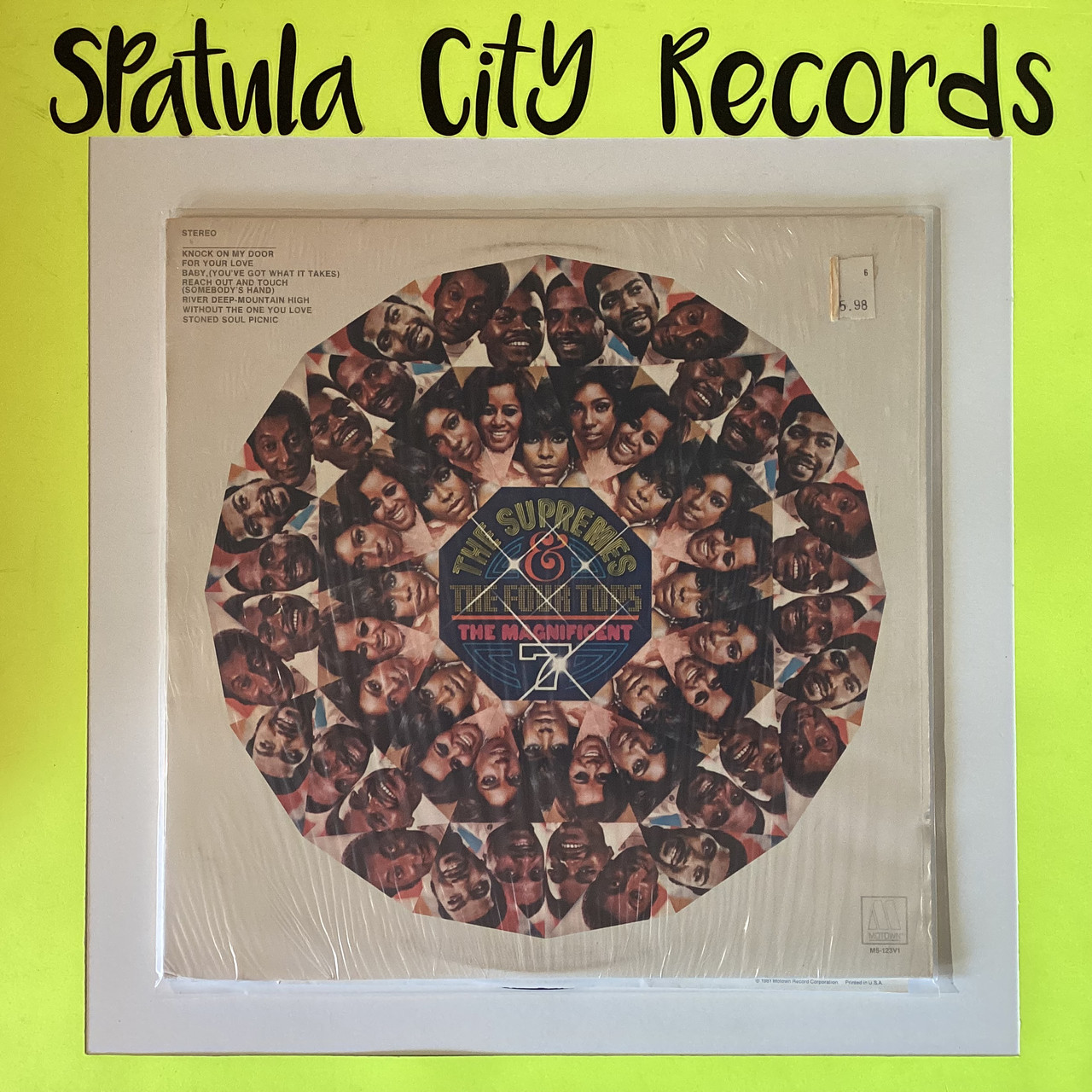 The Supremes & The Four Tops – The Magnificent 7 - vinyl record album  LP