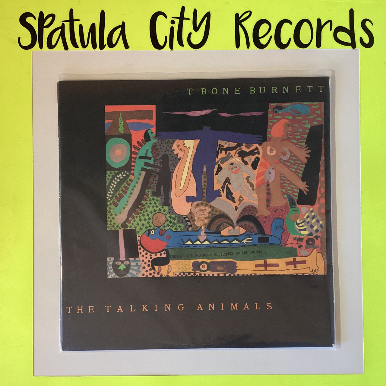 T Bone Burnett – The Talking Animals - vinyl record album LP