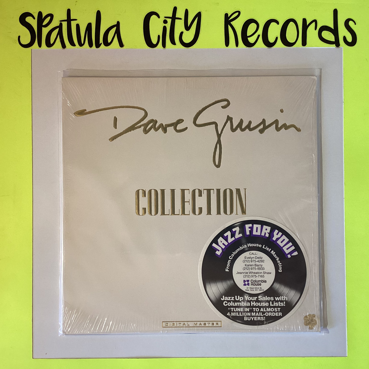 Dave Grusin - Collection - CLUB COPY - vinyl record album  LP