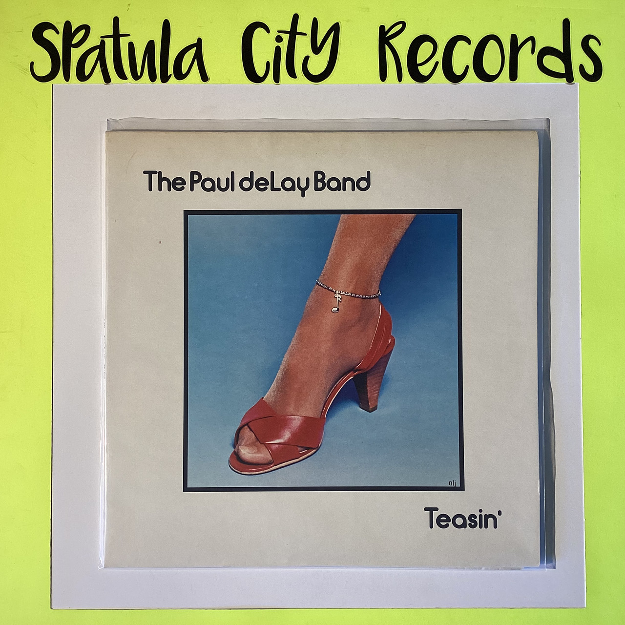 The Paul deLay Band – Teasin' - vinyl record album LP