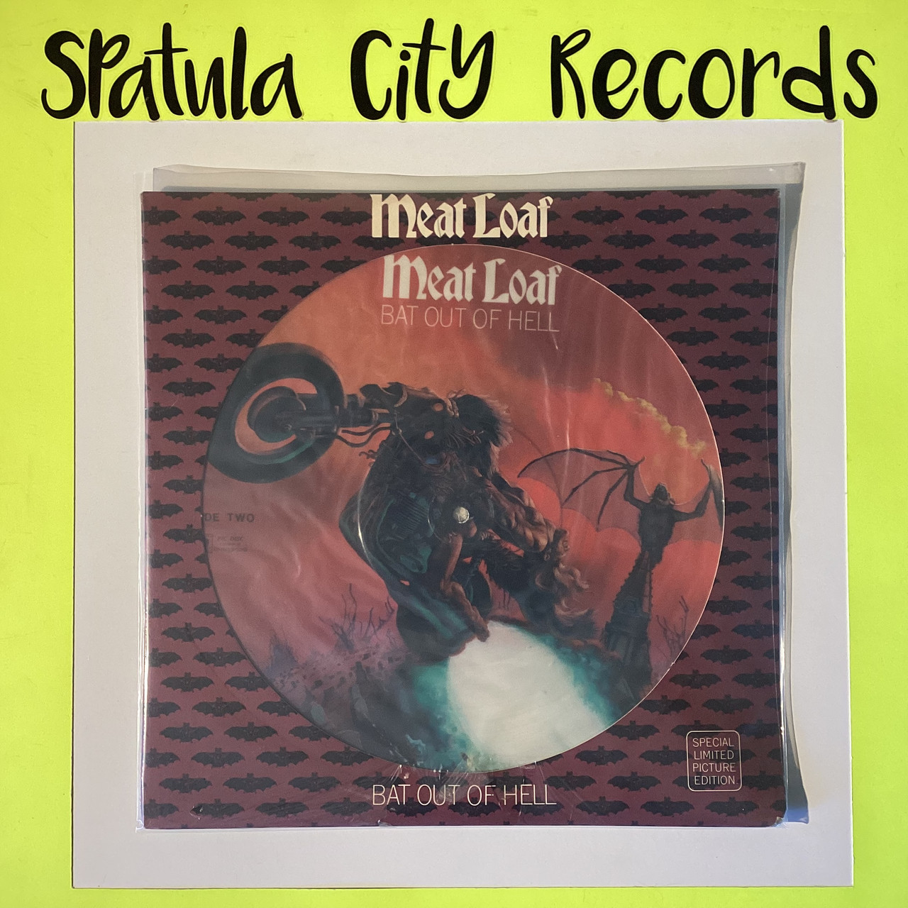 Meat Loaf – Bat Out Of Hell - PICTURE DISC - SEALED - vinyl record album LP