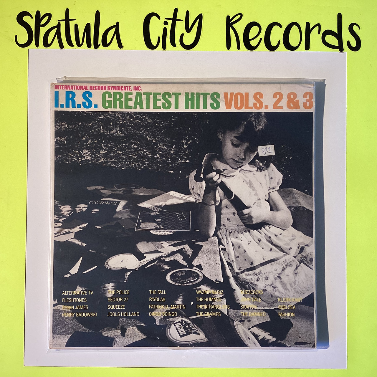 I.R.S. Greatest Hits Vols. 2 & 3 - compilation - double vinyl record album LP