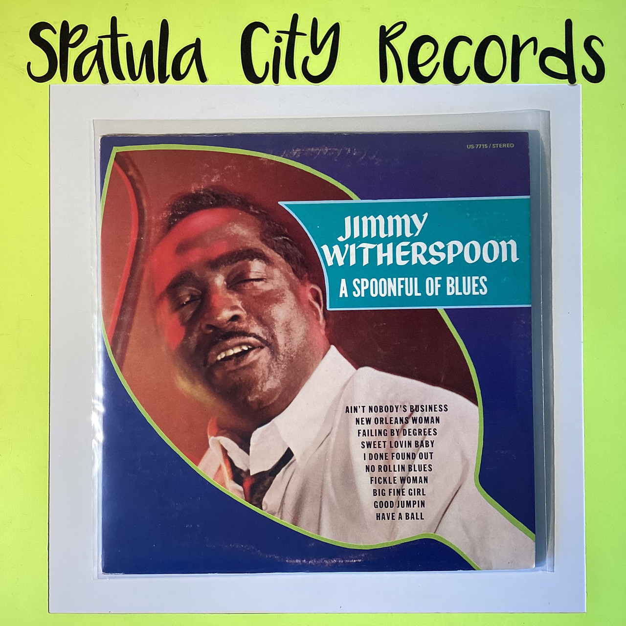 Jimmy Witherspoon – A Spoonful Of Blues - vinyl record LP