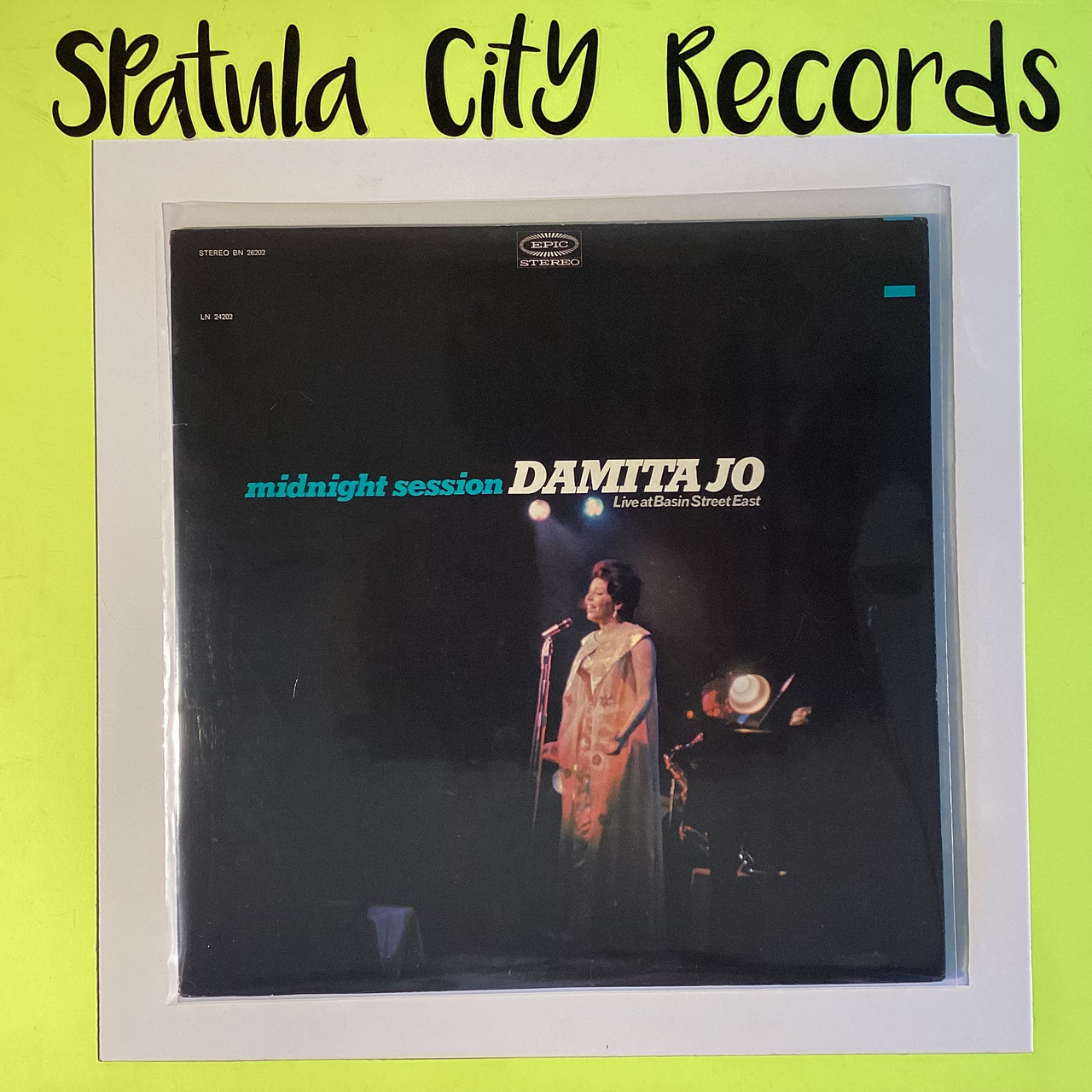 Damita Jo – Midnight Session - Live At Basin Street East - vinyl record album LP