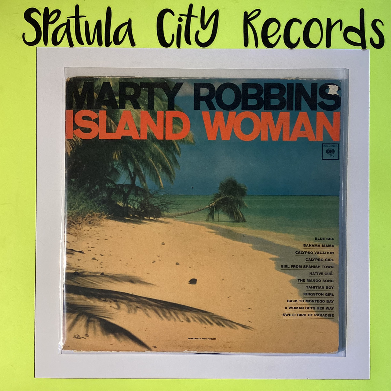 Marty Robbins - Island Woman - MONO   - vinyl record album LP