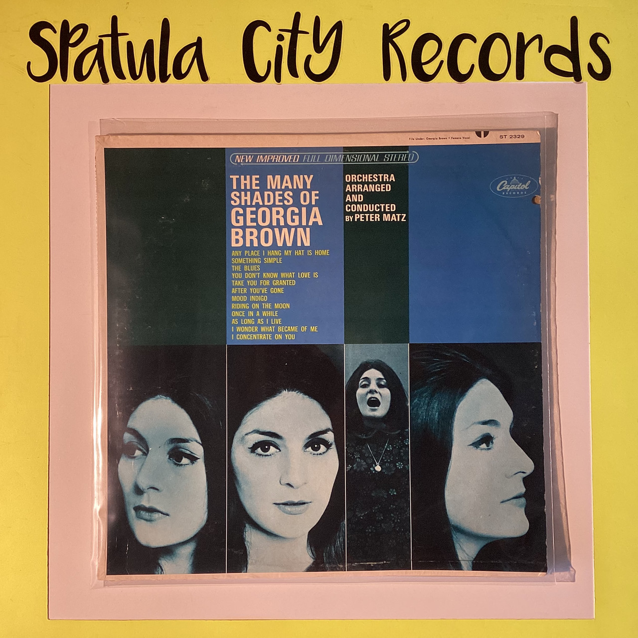 Georgia Brown – The Many Shades Of Georgia Brown - vinyl record LP