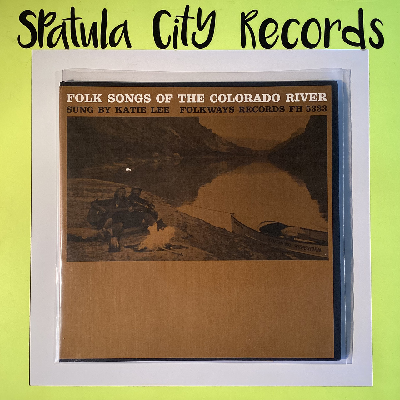 Katie Lee – Folk Songs Of The Colorado River - MONO - vinyl record album LP