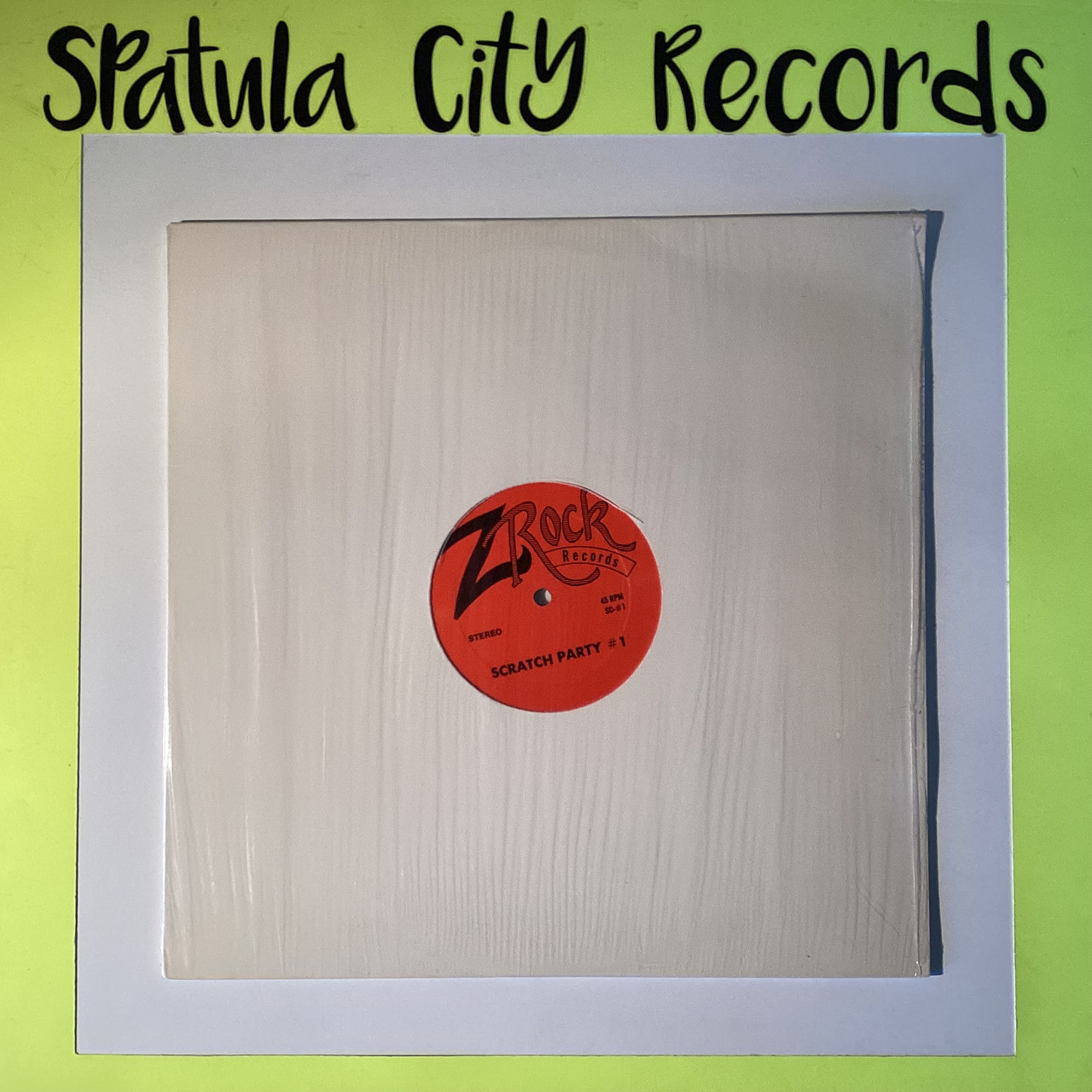 Scratch Party #1 - compilation - 12" single - vinyl record LP