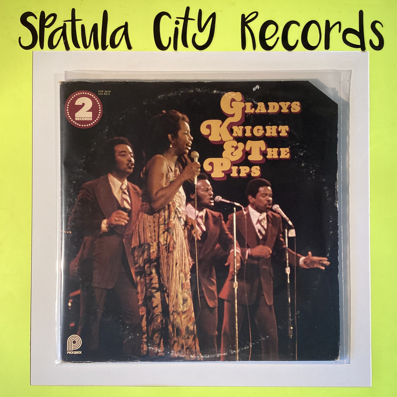 Gladys Knight & The Pips - self-titled - double vinyl record LP