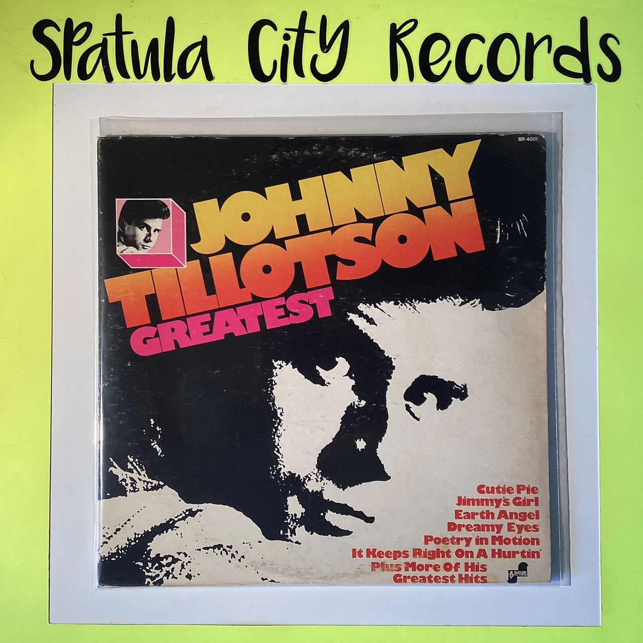 Johnny Tillotson – Johnny Tillotson Greatest - vinyl record LP